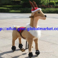 Christmas hottest kid car toy, The reindeer shaped ride on toys